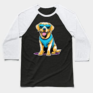 Sunshine Pup Vibes Baseball T-Shirt